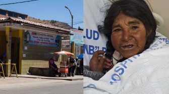 Cerafina Vilca Huanca internada en el hospital de Puno