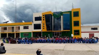 Reunión de autoridades comunales y pobladores Quilcapunco