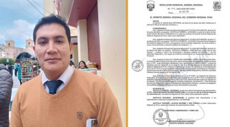 nuevo jefe de la Oficina Regional de Administración del Gobierno Regional de Puno