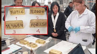 Incautación de más de 45 kilos de oro en el Callao