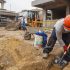 Trabajadores de construcción civil de Puno