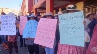 Transportistas dan tregua a la Municipalidad de Puno