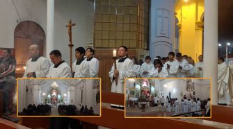 misa en honor a San Juan Bautista