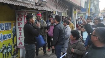 Ciudadanos venezolanos en Juliaca