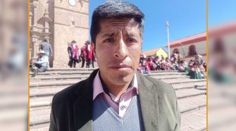 alcalde del centro poblado de Huancasaya
