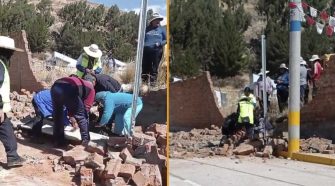 Menor aplastado por muro en Salcedo