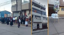 familiares de difunta protestaron frente a vivienda de su conviviente