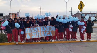 Estudiantes de la Institución Educativa José Antonio Encinas