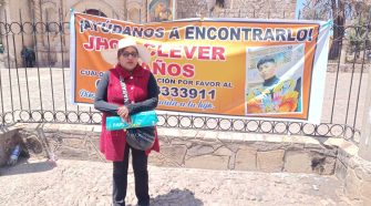 Madre de familia busca a su menor hijo