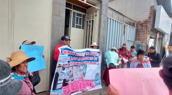 Trabajadores de la provincia de Lampa