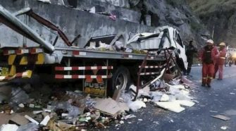 Accidente de tránsito en la vía Interoceánica