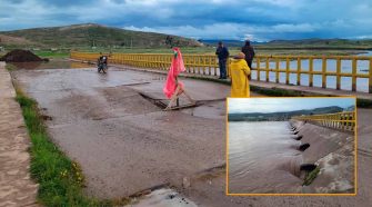 Puente Ñaupampa en riesgo