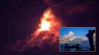 erupción del volcán de Fuego