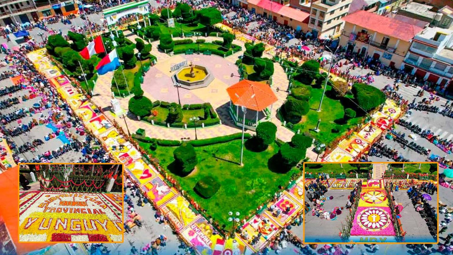Flores, fe y tradición: Yunguyo celebra el Tendido de Flores - Radio ...