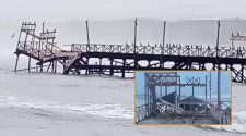 Colapsa el icónico muelle de Huanchaco
