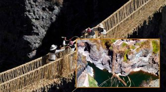 Delincuentes destruyen el último puente colgante inca
