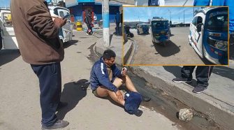 Mototaxistas detienen a ladrón