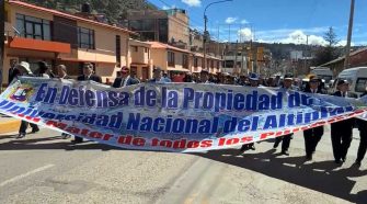 Movilización UNA Puno