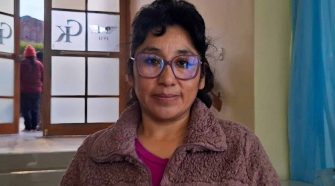 representante de la Unión de Mujeres Aymaras