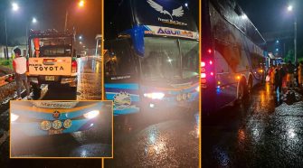 Asaltan bus