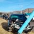 Auto choca contra poste en Puno