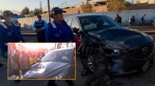 Conductora atropella a tres escolares