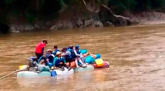 Desaparición en el río Inambari