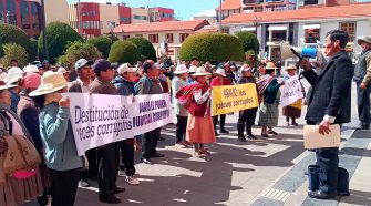 Protesta y tensión