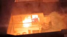 incendio en la sede evista