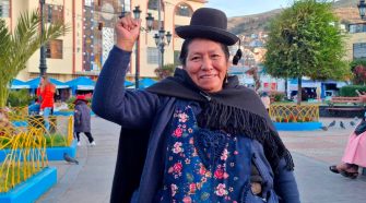 presidenta de la Asociación de Mujeres Wiñay Warmi