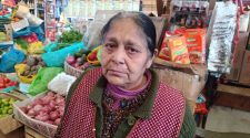 Comerciantes del mercado central Santa Bárbara