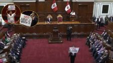 Congresistas interrumpe discurso presidencial