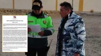 Liberación de Jhon Cruz Arce del penal de Challapalca