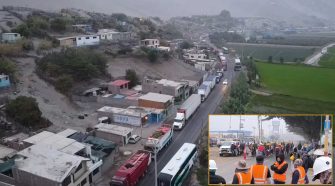 Mineros informales bloquean siete tramos en carreteras