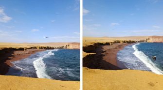 Playa Roja de Paracas