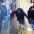 Sujeto que empujó violentamente a menor de edad hacia la pista