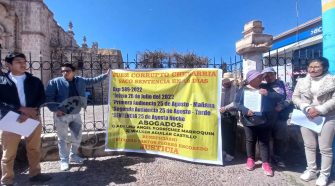 Vecino de la ciudad de Puno realiza denuncia pública