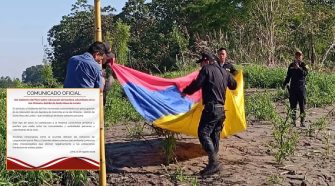 Comunicado Oficial sobre colocación de bandera colombiana en la isla Chinería