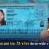 DNI azul y amarillo