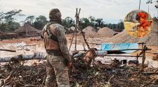 Destruyen bienes de la minería ilegal