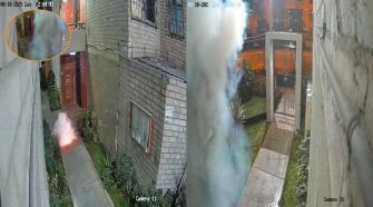Explosivo dentro de un condominio multifamiliar