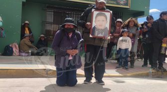 Familiares de Roger Huallpa continúan exigiendo justicia