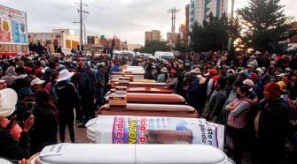 Familiares de las víctimas del 9 de enero