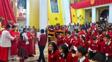 estudiantes del colegio La Merced