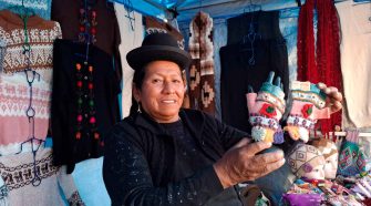 representante de la asociación de mujeres Wiñay Warmi