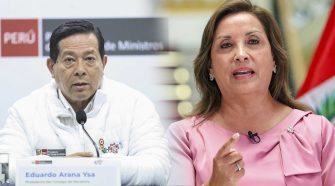 Eduardo Arana y Dina Boluarte