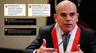 Ernesto Álvarez criminaliza protestas en su cuenta de X