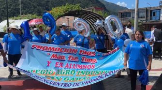 Exalumnos de la institución secundaria Agroindustrial San Gabán