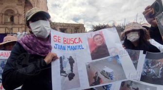 Familiares de persona desaparecida