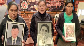 Familiares de víctimas del 9 de enero